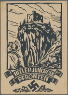 Ansichtskarten: Propaganda: 1930, Ca. "HITLER-JUNGVOLK PFRONTEN" Frühe Propagandakarte, Ungebraucht - Partidos Politicos & Elecciones