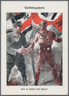 Ansichtskarten: Propaganda: 1931. Volksbegehren - Nur So Müssen Wir Siegen! / Will Of The People - T - Partiti Politici & Elezioni