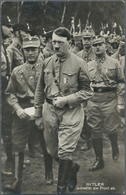 Ansichtskarten: Propaganda: 1933 Ca., "Hitler Schreitet Die Front Ab" Reichskanzler Adolf Hitler Und - Politieke Partijen & Verkiezingen