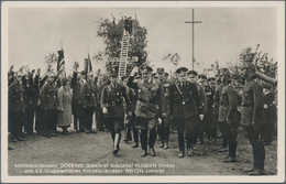 Ansichtskarten: Propaganda: 1934, "Ministerpräsident GOERING, Staatsrat Gauleiter FLORIAN Und SS-Gru - Partidos Politicos & Elecciones