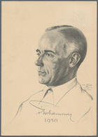 Ansichtskarten: Propaganda: 1936, Reichssportführer Hans V. Tschammer U. Osten Präsident Des Deutsch - Partiti Politici & Elezioni