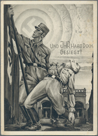 Ansichtskarten: Propaganda: 1937, "Und Ihr Habt Doch Gesiegt!", Gedenkpostkarte 9. November, Abbildu - Partiti Politici & Elezioni