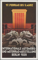 Ansichtskarten: Propaganda: 1938/1939,"Internationale Automobil- Und Motorradausstellung BERLIN", Zw - Politieke Partijen & Verkiezingen