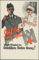 Ansichtskarten: Propaganda: 1939, Zwei Kolorierte, Eine Großformatige Und Eine Kleinformatige, Werbe - Politieke Partijen & Verkiezingen