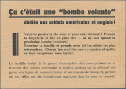 Ansichtskarten: Propaganda: 1944, V1-flown Leaflet For The Belgians As The Allies Flooded Over The C - Partiti Politici & Elezioni