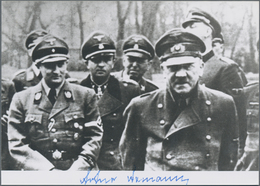 Ansichtskarten: Propaganda: Artur Axmann, Reichsjugendführer. Kopierte Fotografie Mit Original Unter - Partiti Politici & Elezioni