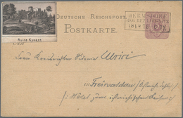 Ansichtskarten: Vorläufer: 1875, RUINE KYNAST, Vorläuferkarte 5 Pf Lila Als Privatganzsache Mit R3 H - Ohne Zuordnung