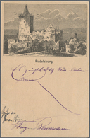 Ansichtskarten: Vorläufer: 1876, RUDELSBURG, Vorläuferkarte 5 Pf Lila Als Privatganzsache Mit K1 KOE - Non Classificati