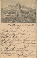Ansichtskarten: Vorläufer: 1878, WARTBURG, Vorläuferkarte 5 Pf Lila Als Privatganzsache Mit K1 EISEN - Ohne Zuordnung