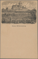 Ansichtskarten: Vorläufer: 1879 Ca., (Bad Kösen) KAISER-WILHELMSBURG, Vorläuferkarte 5 Pf Lila Als P - Zonder Classificatie