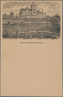 Ansichtskarten: Vorläufer: 1879 Ca., (Bad Kösen) KAISER-WILHELMSBURG, Vorläuferkarte 5 Pf Lila Als P - Sin Clasificación