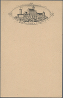 Ansichtskarten: Vorläufer: 1880/81 Ca., WARTBURG, Vorläuferkarte 5 Pf Lila Als Privatganzsache, Unge - Sin Clasificación