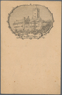 Ansichtskarten: Vorläufer: 1881 Ca., WARTBURG, Vorläuferkarte 5 Pf Lila Als Privatganzsache, Ungebra - Zonder Classificatie