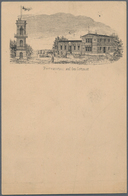 Ansichtskarten: Vorläufer: 1882, Restauration Auf Dem COTTMAR, Vorläuferkarte 5 Pf Lila Als Privatga - Zonder Classificatie