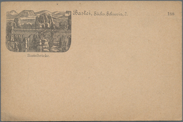Ansichtskarten: Vorläufer: 1884 Ca., BASTEIBRÜCKE, Sächs. Schweiz, Ungebrauchte Vorläuferkarte Bekle - Zonder Classificatie