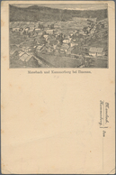 Ansichtskarten: Vorläufer: 1885, MANEBACH Und KAMMERBER Bei Ilmenau, Vorläuferkarte 5 Pf Lila Als Pr - Zonder Classificatie