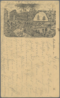 Ansichtskarten: Vorläufer: 1887, PREBISCHTHOR, Vorläuferkarte Als österreichische Ganzsache Mit K1 H - Zonder Classificatie