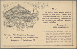 Ansichtskarten: Vorläufer: 1888 Ca., BIEDENKOPF, Ungebraucht Vorläuferkarte In Sehr Guter Erhaltung. - Unclassified