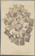 Ansichtskarten: Motive / Thematics: ADEL / WITTELSBACHER, Kleinformatige CdV-Fototafel Ludwig II. , - Other & Unclassified