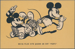 Ansichtskarten: Motive / Thematics: COMIC / WALT DISNEY, Frühe Micky Maus Karte Aus Den 30er Jahren - Sonstige & Ohne Zuordnung