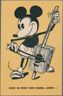 Ansichtskarten: Motive / Thematics: COMIC / WALT DISNEY, Frühe Micky Maus Karte Aus Den 30er Jahren - Andere & Zonder Classificatie