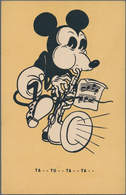 Ansichtskarten: Motive / Thematics: COMIC / WALT DISNEY, Frühe Micky Maus Karte Aus Den 30er Jahren - Autres & Non Classés