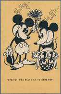 Ansichtskarten: Motive / Thematics: COMIC / WALT DISNEY, Frühe Micky Maus Karte Aus Den 30er Jahren - Other & Unclassified