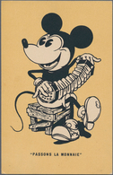 Ansichtskarten: Motive / Thematics: COMIC / WALT DISNEY, Frühe Micky Maus Karte Aus Den 30er Jahren - Autres & Non Classés