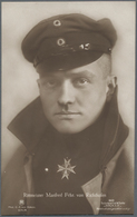 Ansichtskarten: Motive / Thematics: FLUG 1918 (ca). Fotokarte Ritterkreuzträger "Rittmeister Manfred - Sonstige & Ohne Zuordnung