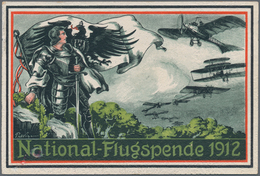 Ansichtskarten: Motive / Thematics: FLUG, "National-Flugspende 1912" Kolorierte Prinz Heinrich Von P - Otros & Sin Clasificación