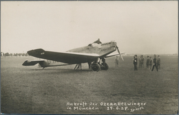 Ansichtskarten: Motive / Thematics: FLUG, Ankunft Der Ozeanbezwinger In München Am 27.6.1928 Mit Dem - Altri & Non Classificati