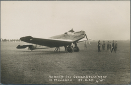 Ansichtskarten: Motive / Thematics: FLUG, Ankunft Der Ozeanbezwinger In München Am 27.6.1928 Mit Dem - Autres & Non Classés