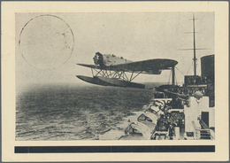 Ansichtskarten: Motive / Thematics: FLUG, Katapult-Start Von Bord Des Schnelldampfers "Europa" 1931. - Sonstige & Ohne Zuordnung