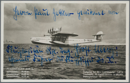 Ansichtskarten: Motive / Thematics: FLUG, Flugschiff DO.X., Fotokarte Der Deutschen Luft Hansa A.G., - Altri & Non Classificati