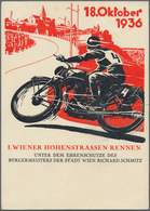 Ansichtskarten: Motive / Thematics: SPORT / MOTORSPORT, Motorradrennen "1. Wiener Höhenstrassen Renn - Altri & Non Classificati