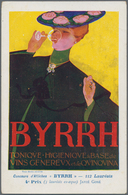 Ansichtskarten: Motive / Thematics: WERBUNG / REKLAME, "Byrrh", Französischer Aperitif, Dekorative R - Altri & Non Classificati