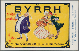 Ansichtskarten: Motive / Thematics: WERBUNG / REKLAME, "Byrrh", Französischer Aperitif, Dekorative R - Altri & Non Classificati