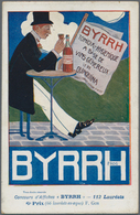 Ansichtskarten: Motive / Thematics: WERBUNG / REKLAME, "Byrrh", Französischer Aperitif, Dekorative R - Altri & Non Classificati