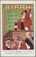 Ansichtskarten: Motive / Thematics: WERBUNG / REKLAME, "Byrrh", Französischer Aperitif, Dekorative R - Altri & Non Classificati