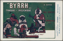 Ansichtskarten: Motive / Thematics: WERBUNG / REKLAME, "Byrrh", Französischer Aperitif, Dekorative R - Andere & Zonder Classificatie