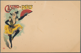 Ansichtskarten: Motive / Thematics: WERBUNG / REKLAME, Dekorative Künstlerkarte "Casino De Paris" Au - Altri & Non Classificati