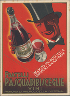Ansichtskarten: Motive / Thematics: WERBUNG / REKLAME, Sehr Plakative Italienische Weinwerbung "RECI - Sonstige & Ohne Zuordnung