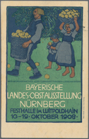 Ansichtskarten: Bayern: NÜRNBERG, "Bayerische Landes-Obst-Ausstellung Nürnberg - Festhalle Im Luitpo - Andere & Zonder Classificatie