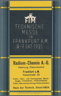 Ansichtskarten: Hessen: FRANKFURT/M., Drei Plakative Ausstellungskarten Frankfurter Messe Oktober 19 - Andere & Zonder Classificatie