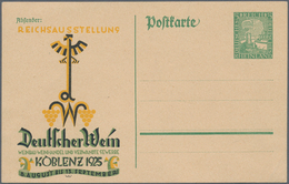 Ansichtskarten: Rheinland-Pfalz: KOBLENZ (alte PLZ 5400), Reichsausstellung Deutscher Wein 1925, Pri - Andere & Zonder Classificatie