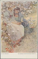 Ansichtskarten: Künstler / Artists: MUCHA, Alfons (1860-1939), Tschechischer Maler, Grafiker, Illust - Zonder Classificatie