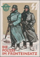 Ansichtskarten: Propaganda: 1934/1943 Ca., Kleines FDC-Album Mit 50 Unterschiedlichen Propagandakart - Partiti Politici & Elezioni