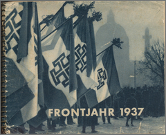 Ansichtskarten: Propaganda: 1937, österreichischer Postkartenkalender "FRONTJAHR 1937", Mit Insgesam - Partiti Politici & Elezioni