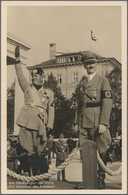 Ansichtskarten: Propaganda: 1937/1942, Adolf Hitler, Kleine Garnitur Mi 9 Propagandakarten, Geraucht - Partiti Politici & Elezioni
