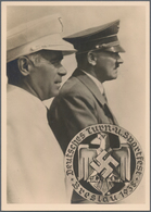 Ansichtskarten: Propaganda: 1938, "Deutsches Turn- Und Sportfest Breslau 1938", Kleine Garnitur Mit - Partiti Politici & Elezioni
